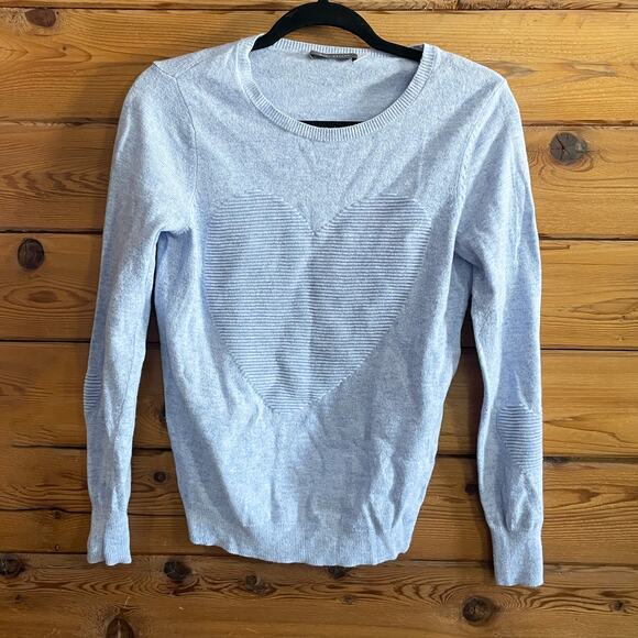 Mint velvet blue heart sweater Size 8 - Picture 1 of 5